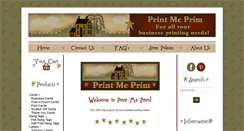 Desktop Screenshot of printmeprim.com